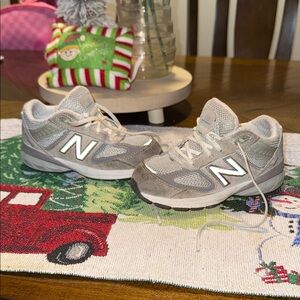New Balance Kids' Light Gray Sneakers